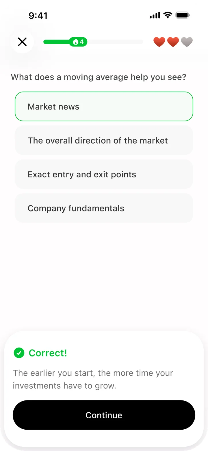 Fibble: a quiz on moving averages